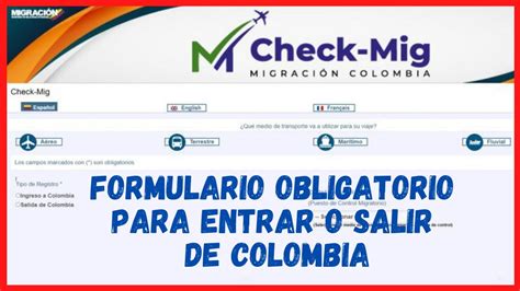 check-mig colombia deutsch|como llenar check mig colombia.